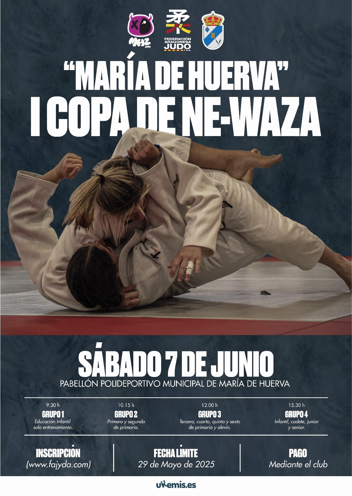 4 medallas en el Torneo Ne_Waza María de Huerva. 07-06-25